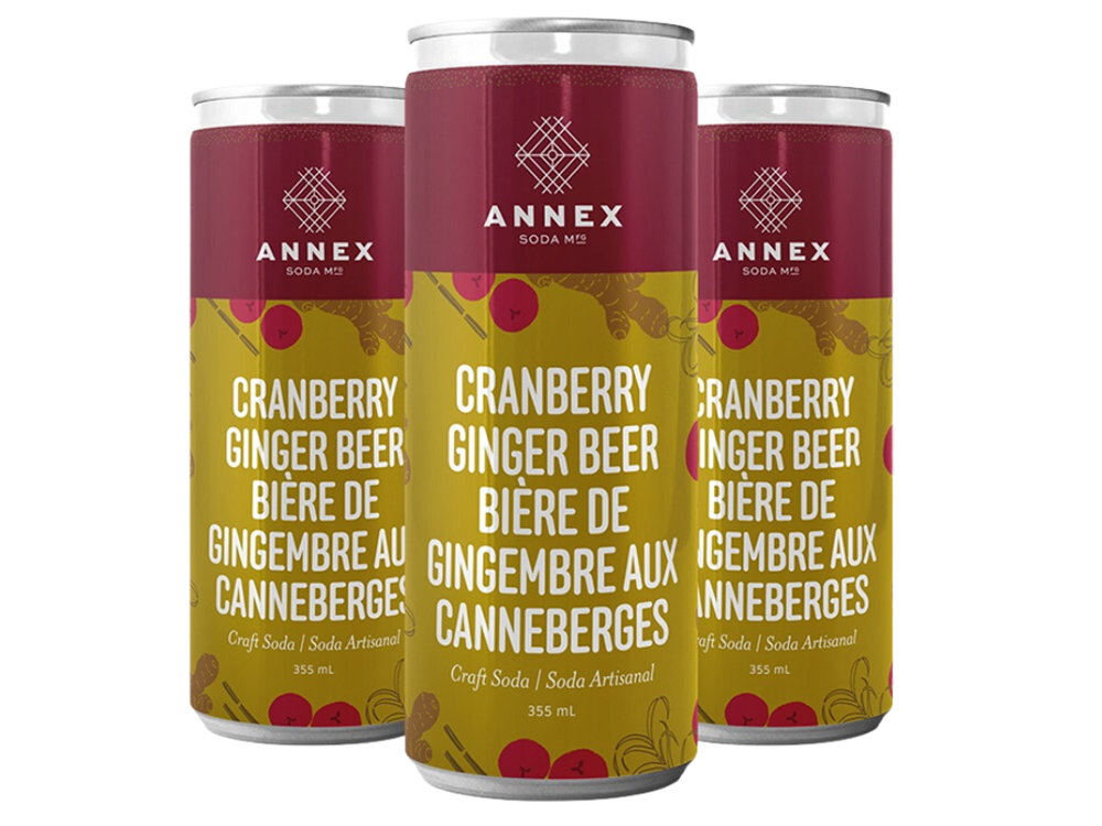 Cranberry Ginger Beer - 4 Pack